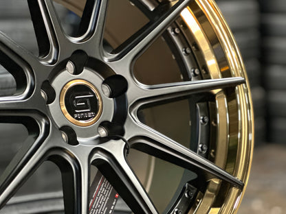 New 20x8.5 ET30 20x10 ET40 G Forged GF02 (4 wheel) 5x112 Bronze Black
