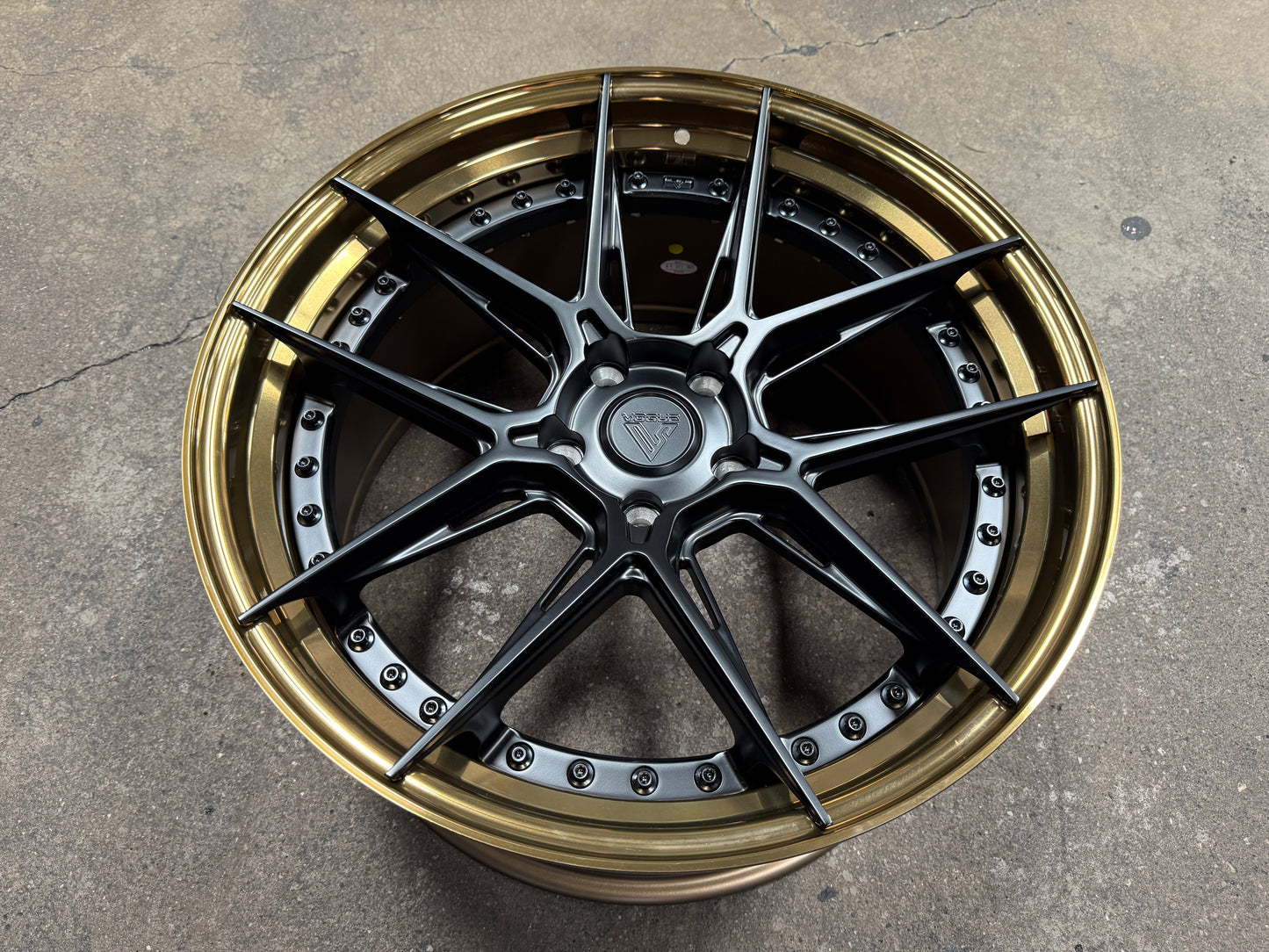 New 20x8.5 ET33 20x10 ET40 Vogue Wheel X01 (4 wheel) 5x120 Black Gold