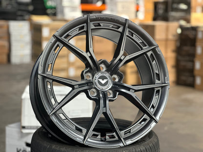 New 19x8.5 ET40 19x9.5 ET46 Vorsteiner VFX002 (4 wheels) Carbon Graphite 5x112