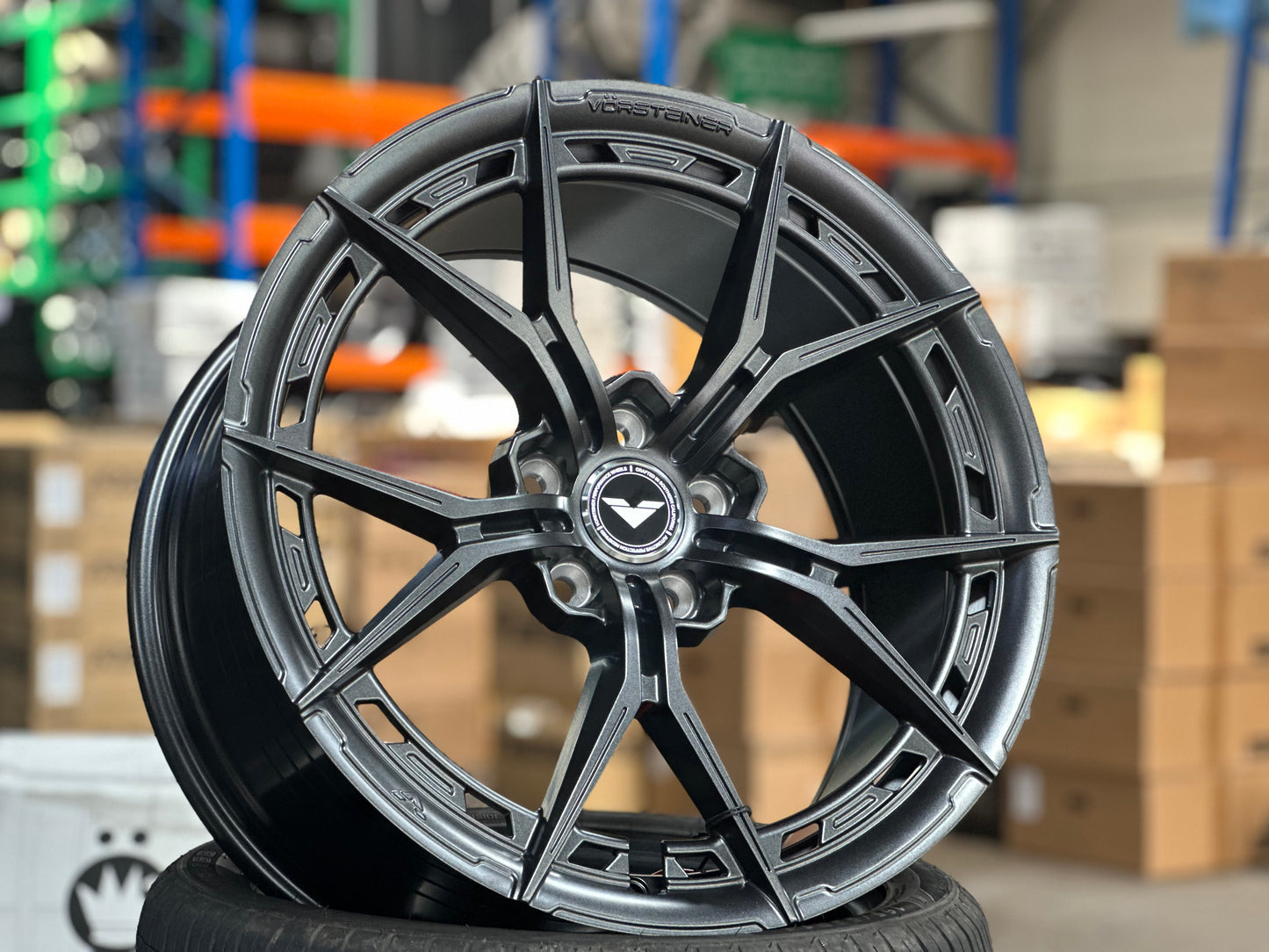 New 19x8.5 ET40 19x9.5 ET46 Vorsteiner VFX002 (4 wheels) Carbon Graphite 5x112