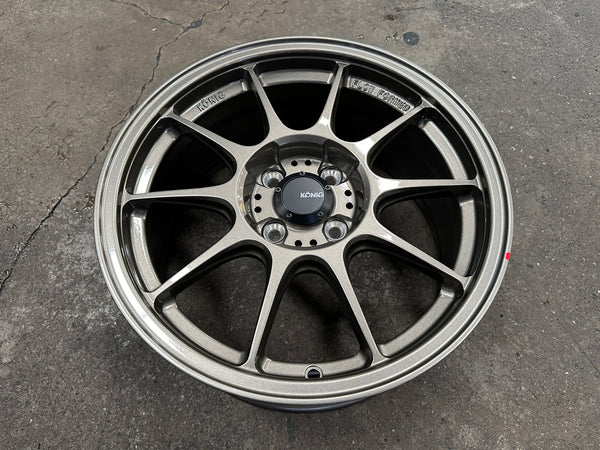 New 16X7.5 ET38 Konig Dekagram Rim (4 wheel) Bronze 4X100