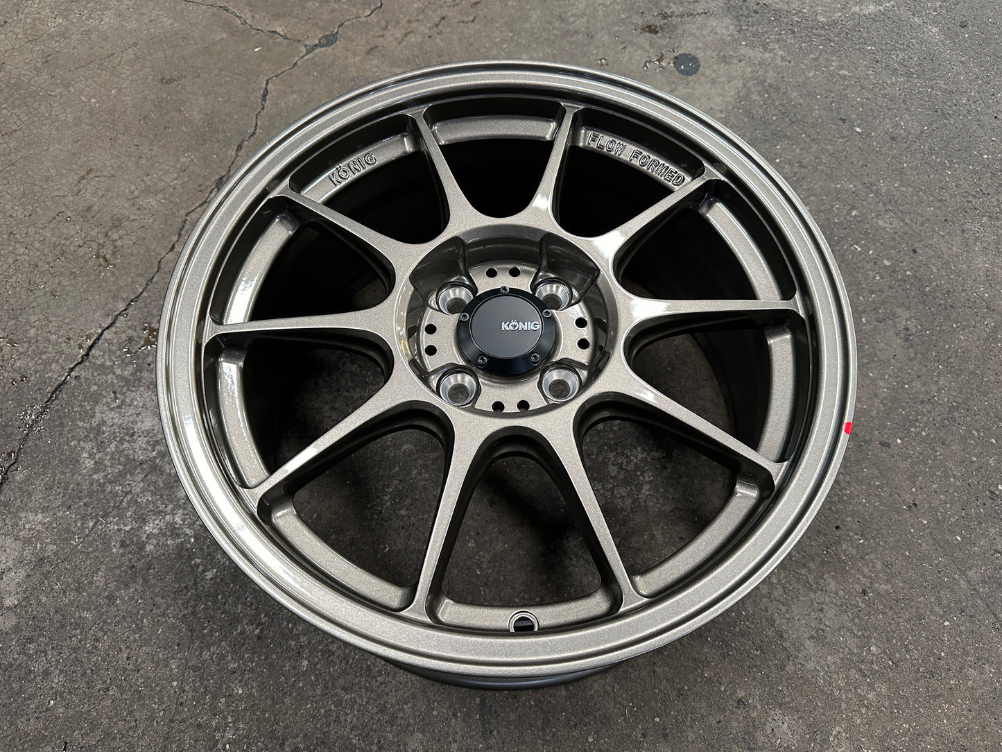 New 16X7.5 ET38 Konig Dekagram Rim (4 wheel) Bronze 4X100