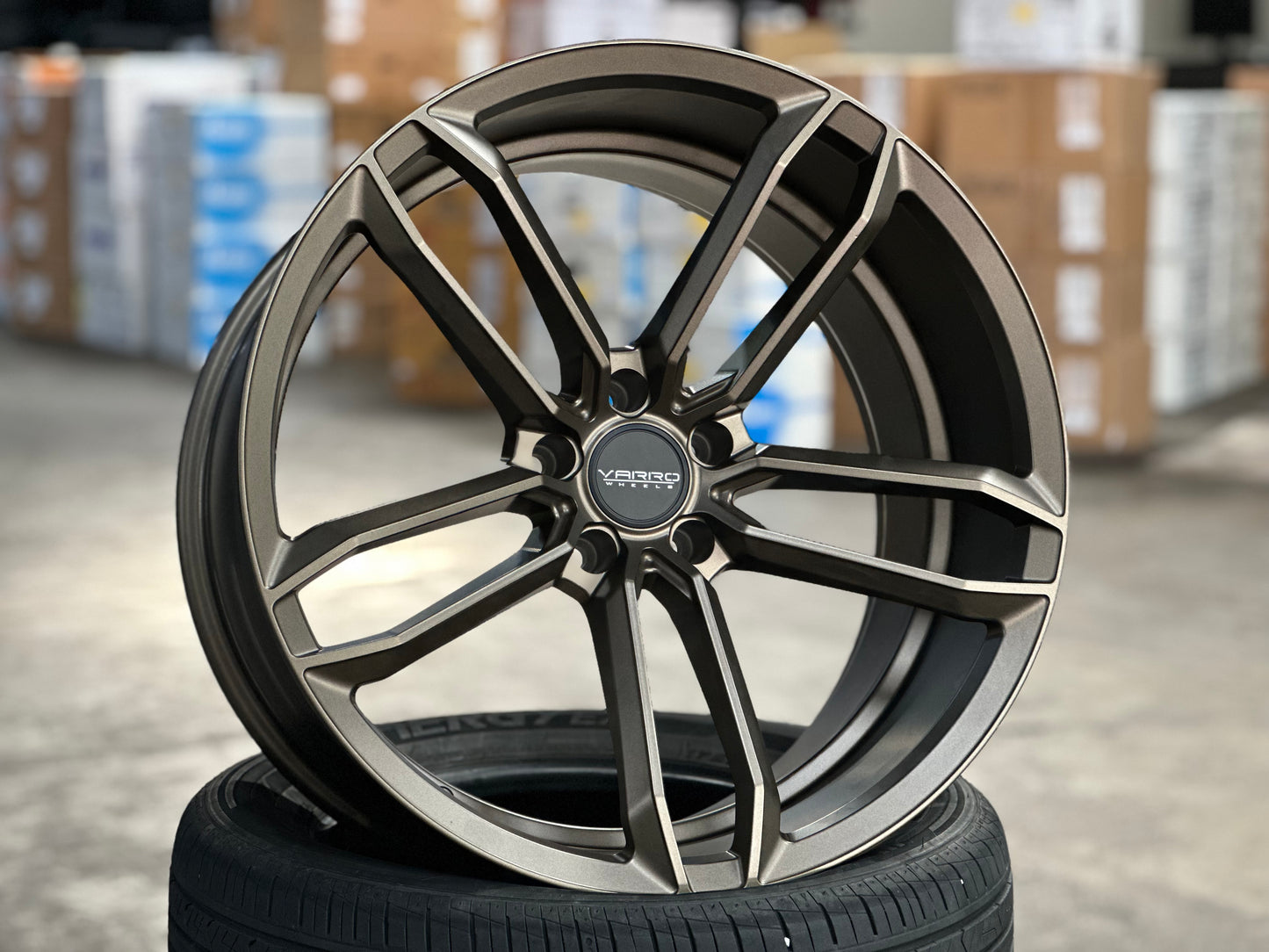 [Bundle] 20x10 ET30 Varro VD07 (2 wheel) 5x114.3 Bronze