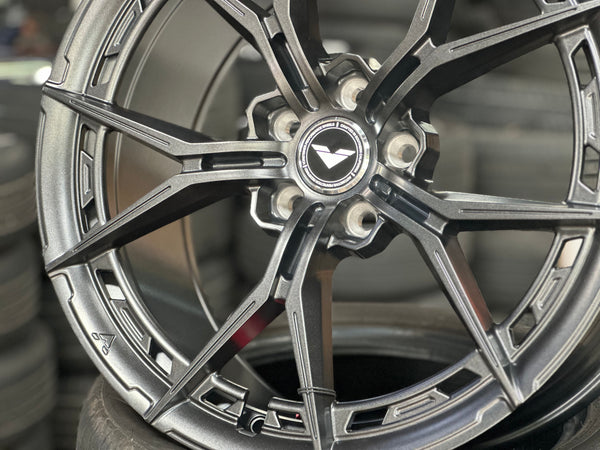 New 19x8.5 ET40 19x9.5 ET46 Vorsteiner VFX002 (4 wheels) Carbon Graphite 5x112