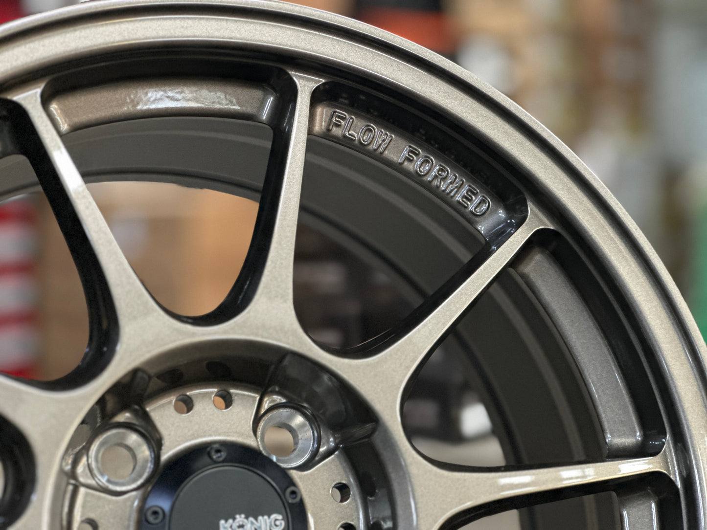 New 16X7.5 ET38 Konig Dekagram Rim (4 wheel) Bronze 4X100