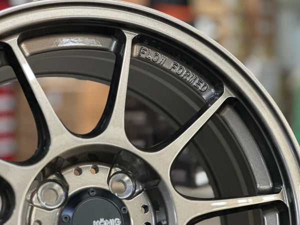 New 16X7.5 ET38 Konig Dekagram Rim (4 wheel) Bronze 4X100