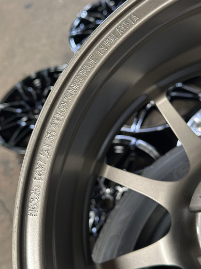 New 16X7.5 ET38 Konig Dekagram Rim (4 wheel) Bronze 4X100