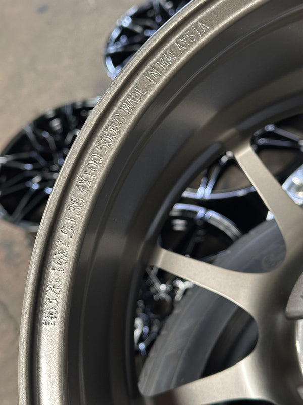 New 16X7.5 ET38 Konig Dekagram Rim (4 wheel) Bronze 4X100