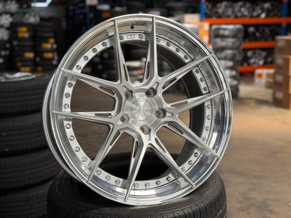 New 20x8.5 ET33 20x10 ET40 Vogue Wheel X01 (4 wheel) 5x120 Silver