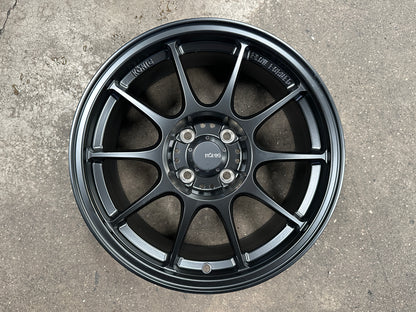 New 16X7.5 ET38 Konig Dekagram Rim (4 wheel) Matt Black 4X100