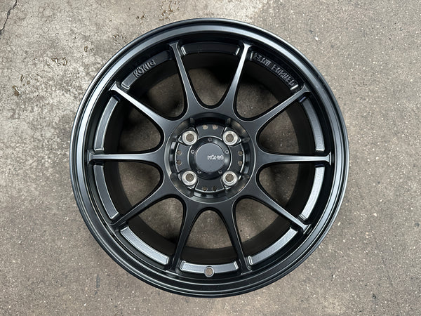 New 16X7.5 ET38 Konig Dekagram Rim (4 wheel) Matt Black 4X100
