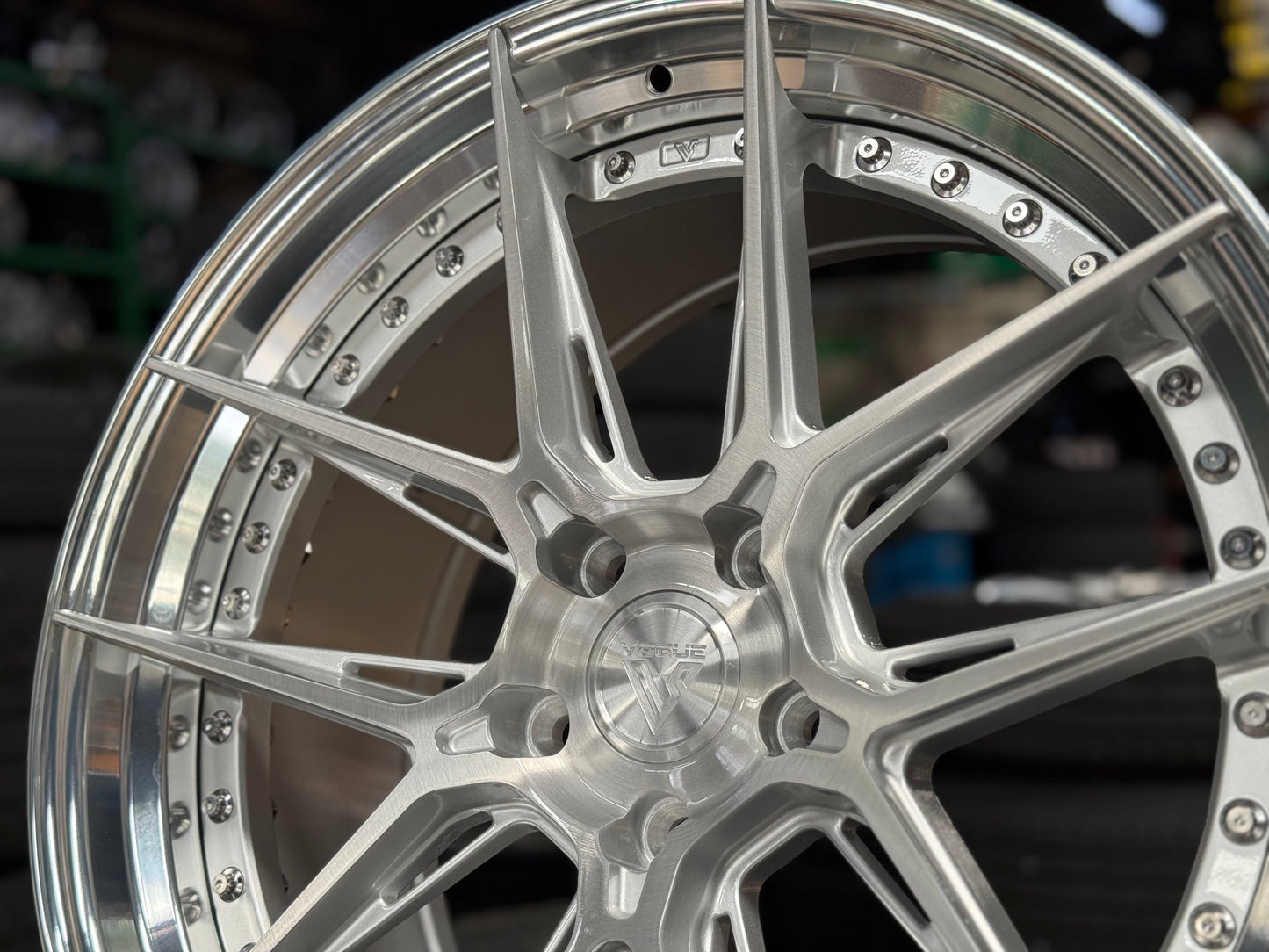 New 20x8.5 ET33 20x10 ET40 Vogue Wheel X01 (4 wheel) 5x120 Silver