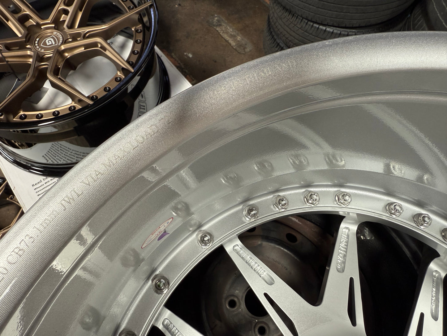 New 20x8.5 ET33 20x10 ET40 Vogue Wheel X01 (4 wheel) 5x120 Silver