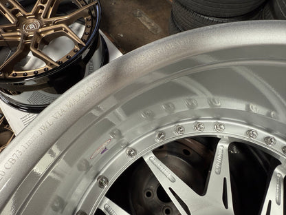 New 20x8.5 ET33 20x10 ET40 Vogue Wheel X01 (4 wheel) 5x120 Silver