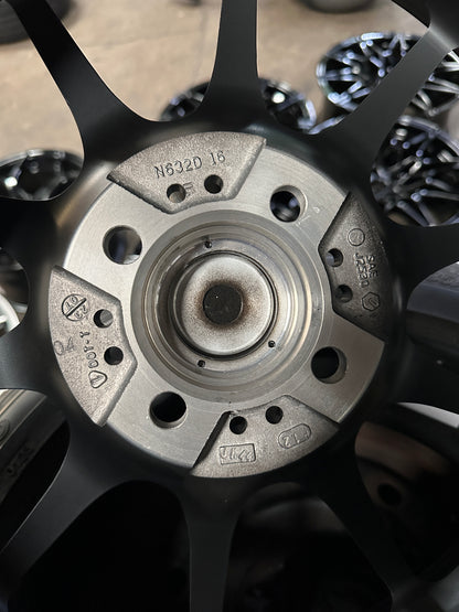 New 16X7.5 ET38 Konig Dekagram Rim (4 wheel) Matt Black 4X100