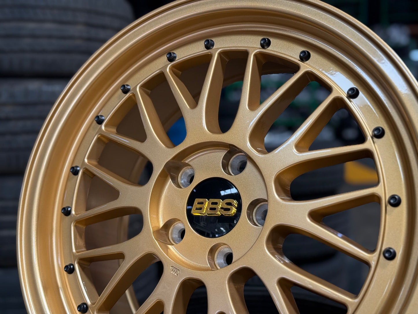NEW 18X8 ET42 AOW LM Flow Formed Rim (4 Wheel) Light Gold 5X112