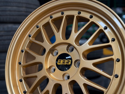 NEW 18X8 ET42 AOW LM Flow Formed Rim (4 Wheel) Light Gold 5X112