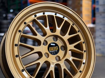 NEW 18X8 ET42 AOW LM Flow Formed Rim (4 Wheel) Light Gold 5X112