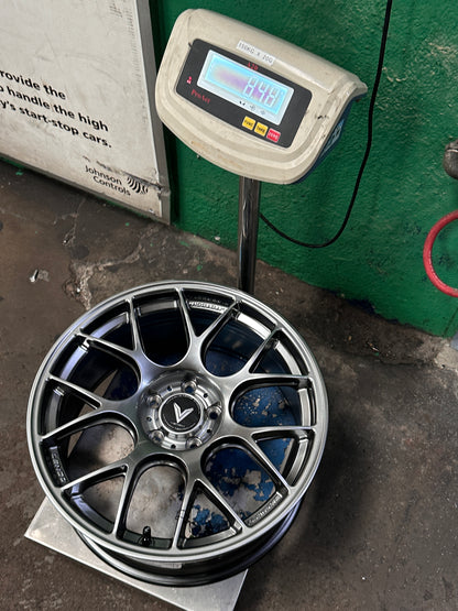 New 18x8.5 ET35 Lenso Eurospeed Rim (4 wheel) Hyperblack 5x114.3