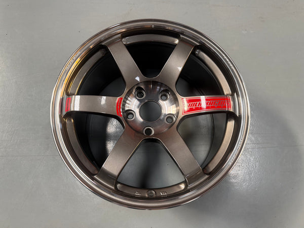 New 18x9.5 ET38 Rays TE37 SAGA SL (4 wheel) 5x120 Press Graphite