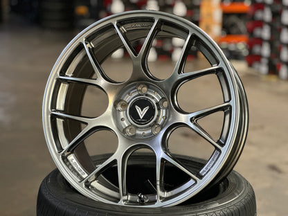 New 18x8.5 ET35 Lenso Eurospeed Rim (4 wheel) Hyperblack 5x114.3