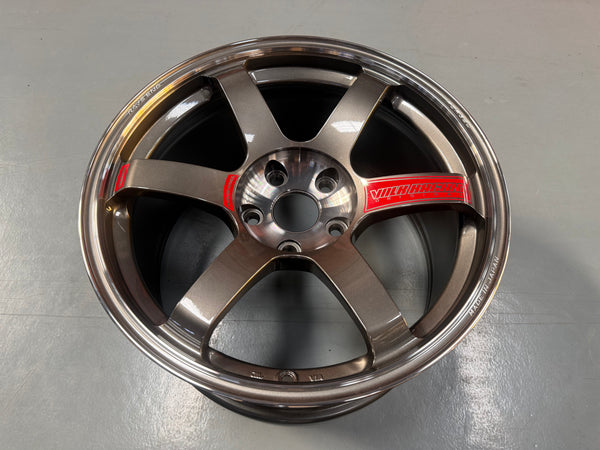 New 18x9.5 ET38 Rays TE37 SAGA SL (4 wheel) 5x120 Press Graphite