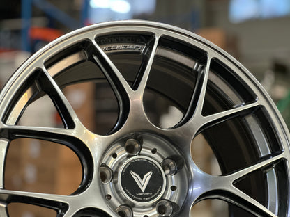 New 18x8.5 ET35 Lenso Eurospeed Rim (4 wheel) Hyperblack 5x114.3