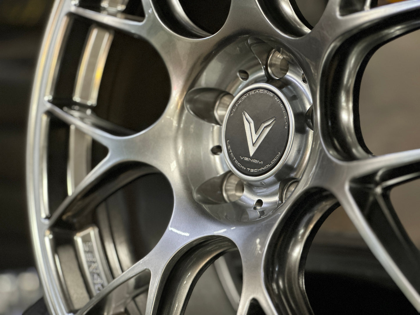 New 18x8.5 ET35 Lenso Eurospeed Rim (4 wheel) Hyperblack 5x114.3