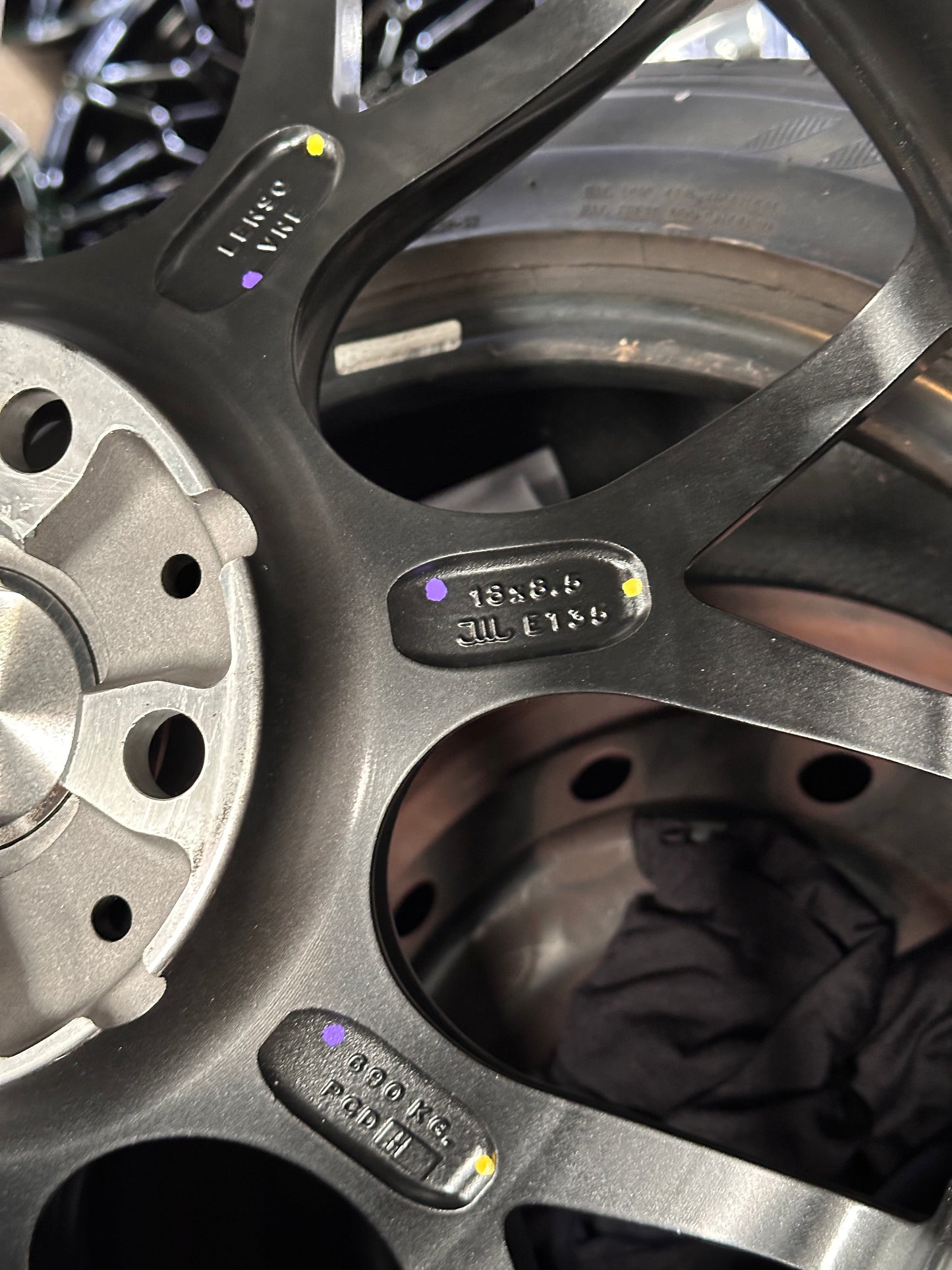 New 18x8.5 ET35 Lenso Eurospeed Rim (4 wheel) Hyperblack 5x114.3