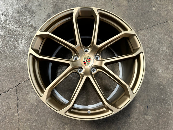 New 22x10 ET48 22x11.5 ET61 Overdrive Forged Porsche Cayenne GTS Matte Bronze 5x130 (4 wheels)