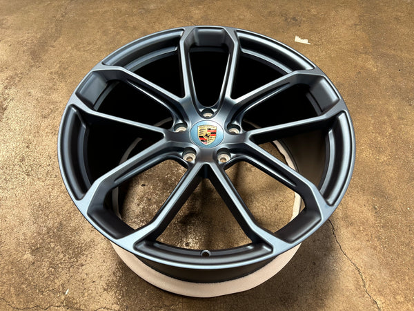 New 22x10 ET48 22x11.5 ET61 Overdrive Forged Porsche Cayenne GTS Matte BLUE 5x130 (4 wheels)