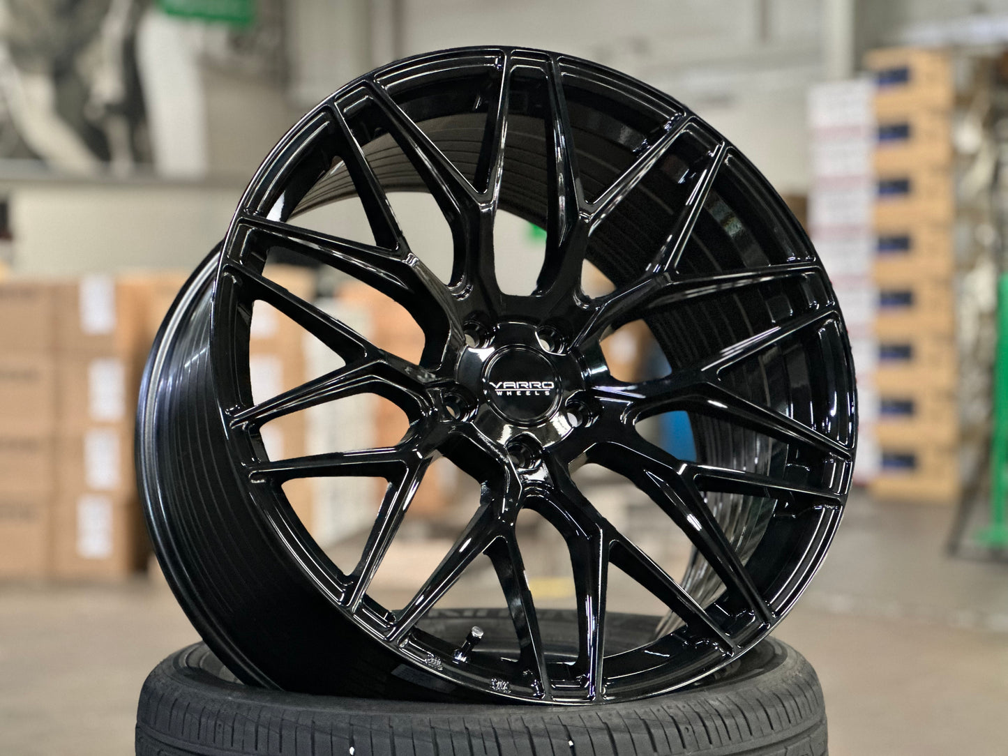 New 20x8.5 ET30 20x10 ET38 Varro VD06X (4 wheel) 5x112 Gloss Black