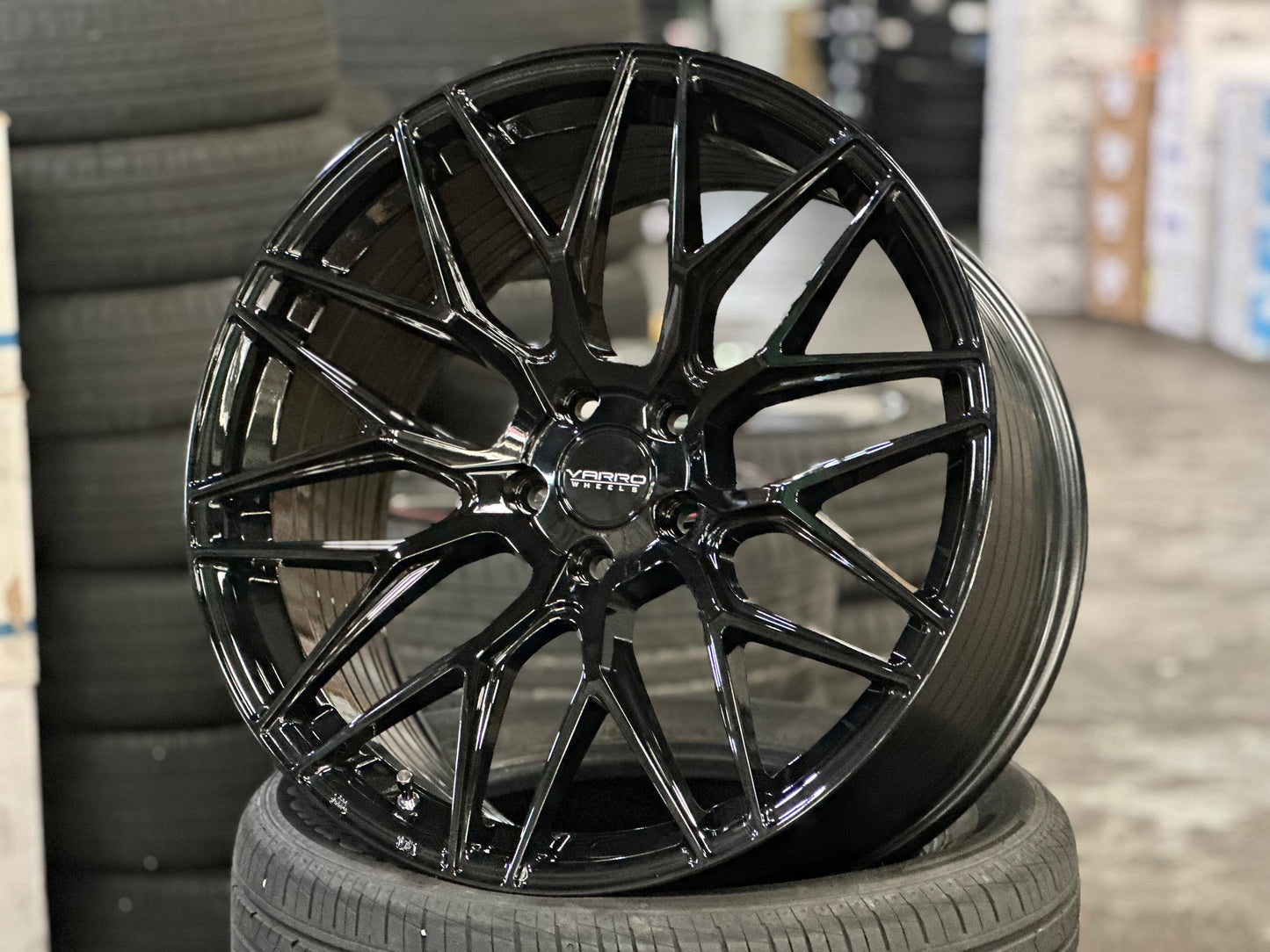 New 20x8.5 ET30 20x10 ET38 Varro VD06X (4 wheel) 5x112 Gloss Black