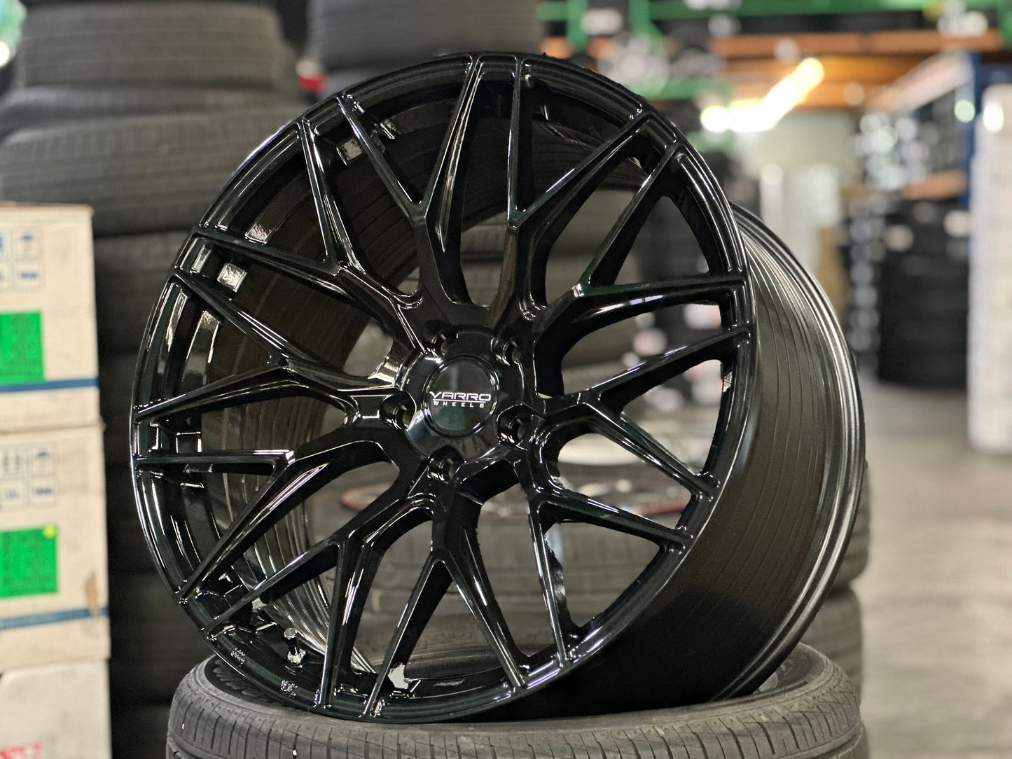New 20x8.5 ET30 20x10 ET38 Varro VD60X (4 wheel) 5x114.3 Gloss Black