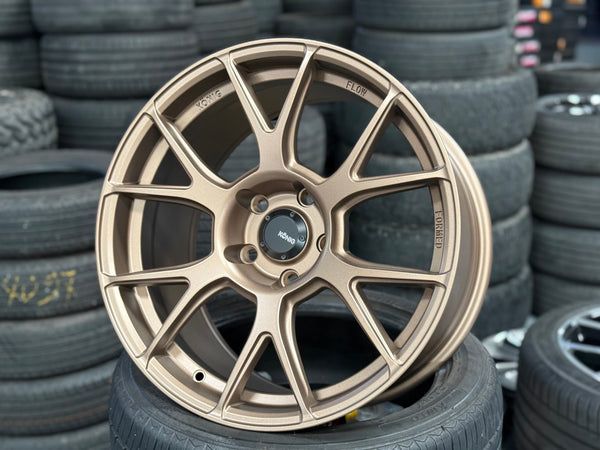 New 18x8.5 ET35 18x9.5 ET35 Konig Ampliform (4 wheels) Matte Bronze 5X120