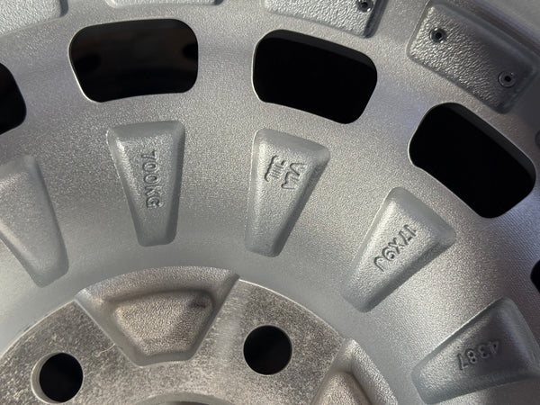 New 17x8 ET30 17x9 ET30 Mercedes Barock 2 Piece Style 5x112 Silver Rim
