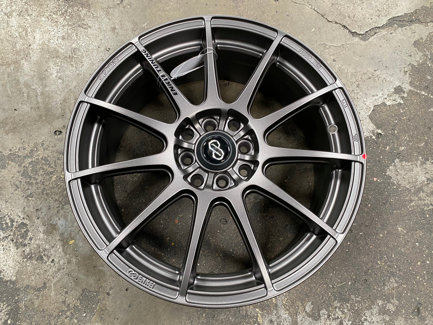 New 17X7 ET40 Enkei Tuning SC22 Rim (4 Wheel) Dark Gunmetal 4X114.3