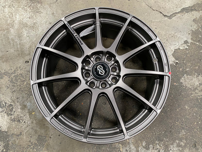 New 17X7 ET40 Enkei Tuning SC22 Rim (4 Wheel) Dark Gunmetal 4X114.3