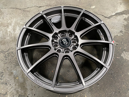 New 17X7 ET40 Enkei Tuning SC22 Rim (4 Wheel) Dark Gunmetal 4X114.3