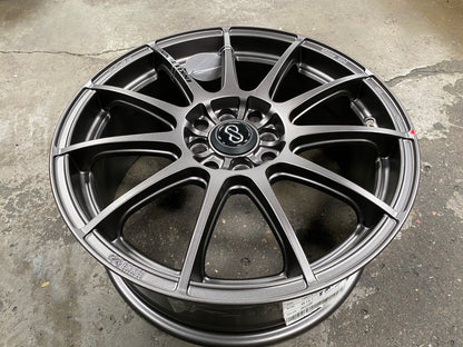 New 17X7 ET40 Enkei Tuning SC22 Rim (4 Wheel) Dark Gunmetal 4X100
