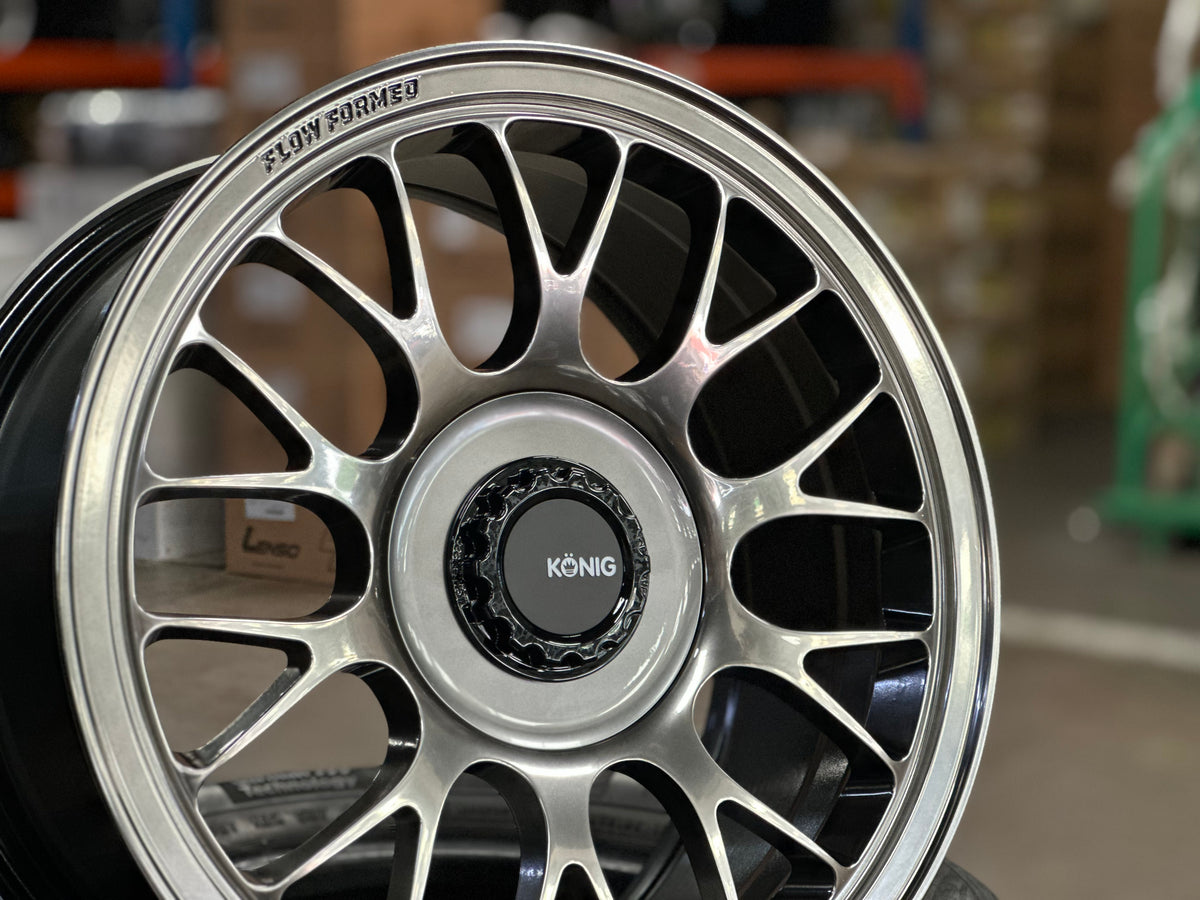 New 17X8 ET40 Konig MRK1 Rim (4 wheel) Gloss Gunmetal 5X114.3
