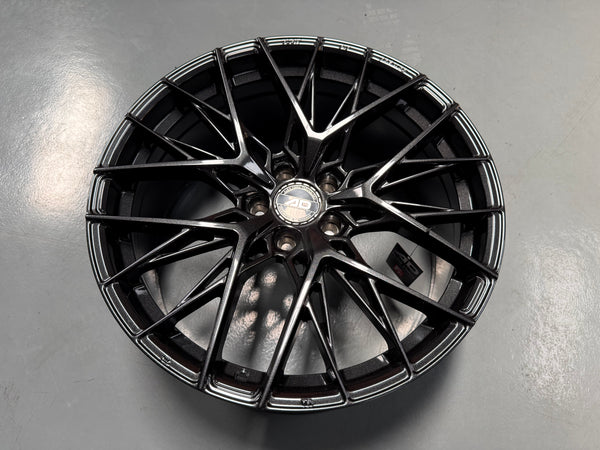 New 19x8.5 ET38 AD Wheel ADF503 (4 wheel) 5x108 Black