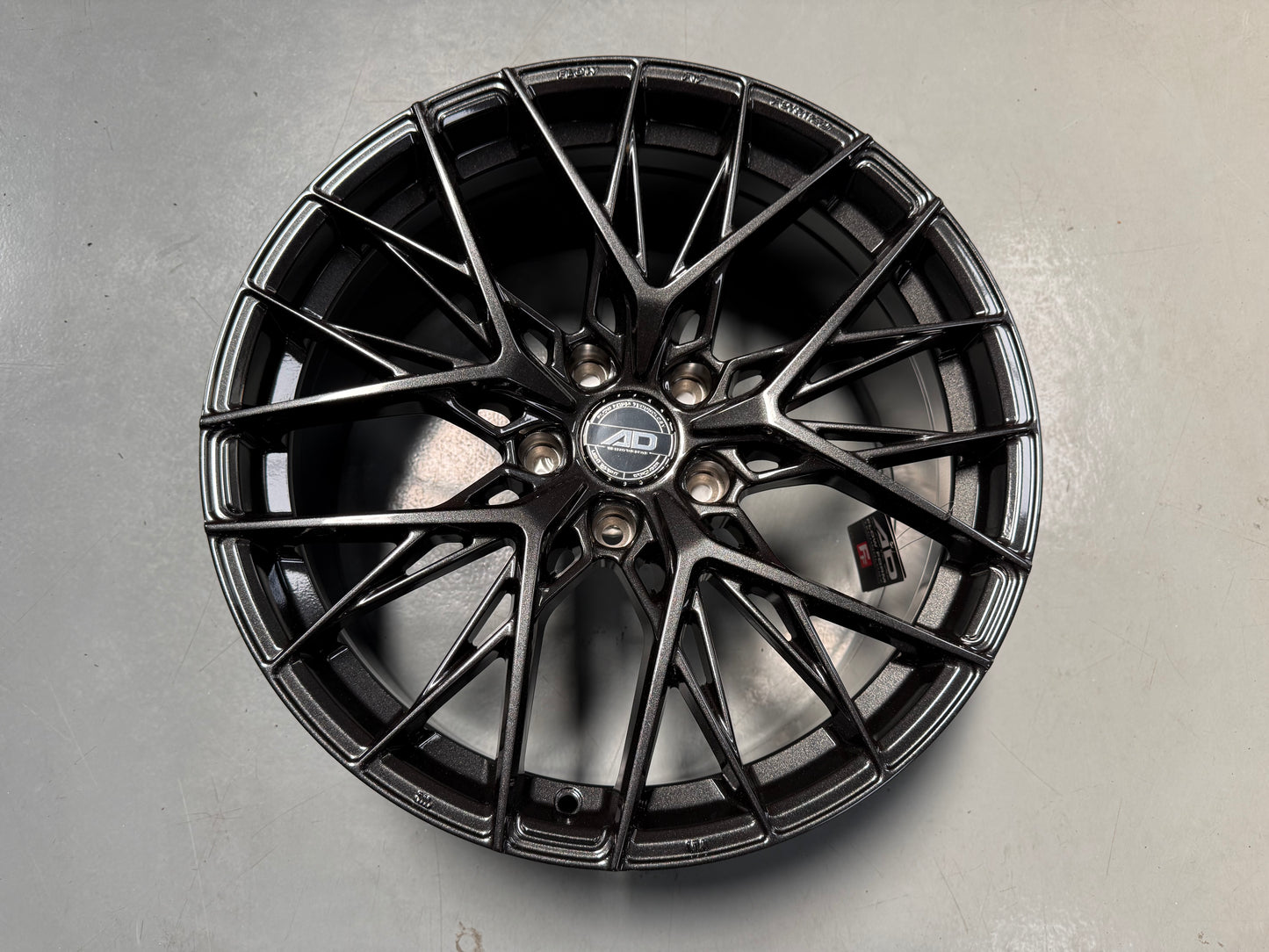 New 19x8.5 ET35 AD Wheel ADF503 (4 wheel) 5x120 Black