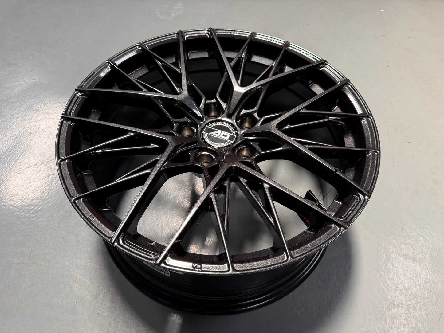 New 19x8.5 ET35 AD Wheel ADF503 (4 wheel) 5x120 Black