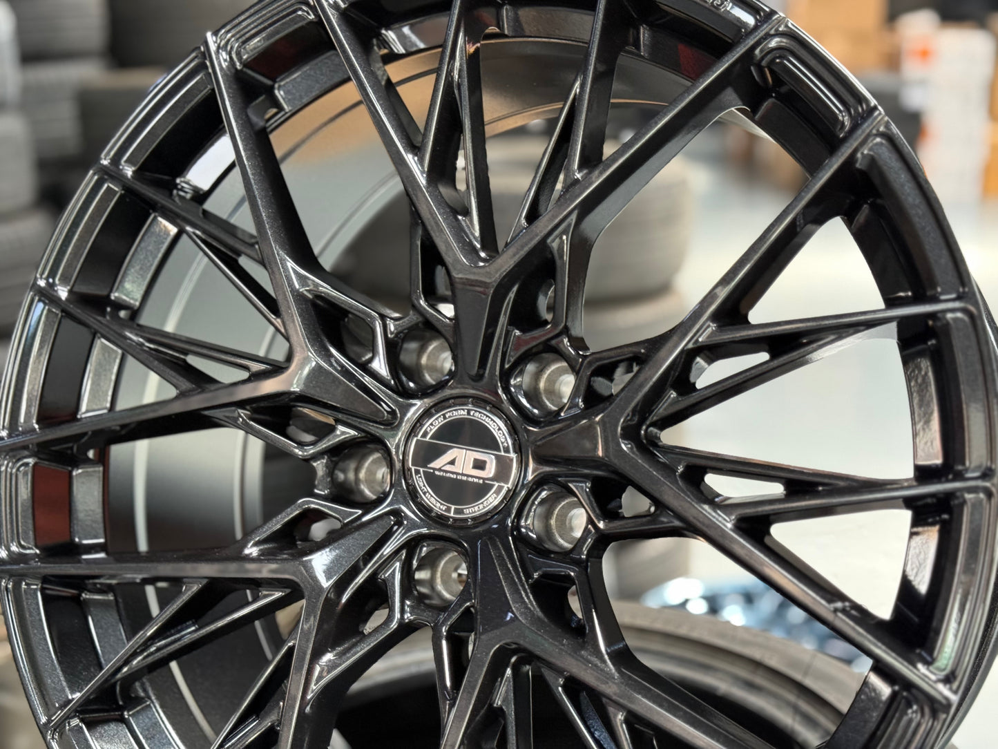 New 19x8.5 ET35 AD Wheel ADF503 (4 wheel) 5x120 Black