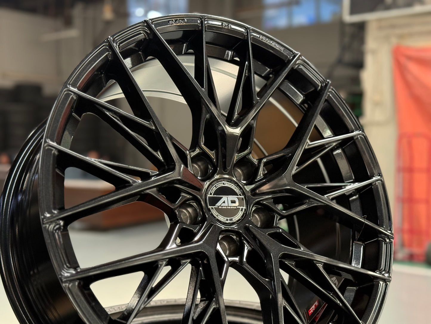 New 19x8.5 ET35 AD Wheel ADF503 (4 wheel) 5x120 Black