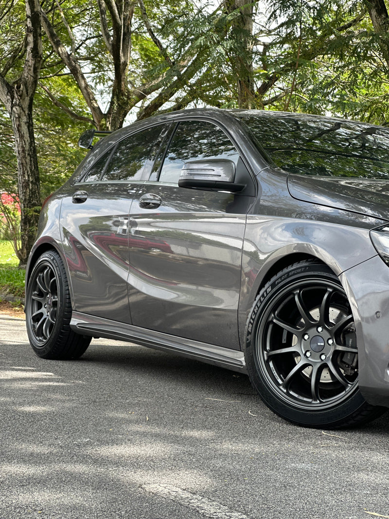 New 17X7 ET38 Enkei PF09 Rim (4 wheel) DARK SILVER 4X100