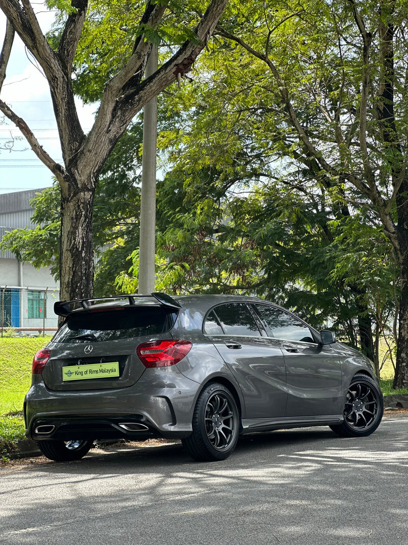 New 17X7 ET38 Enkei PF09 Rim (4 wheel) DARK SILVER 4X100