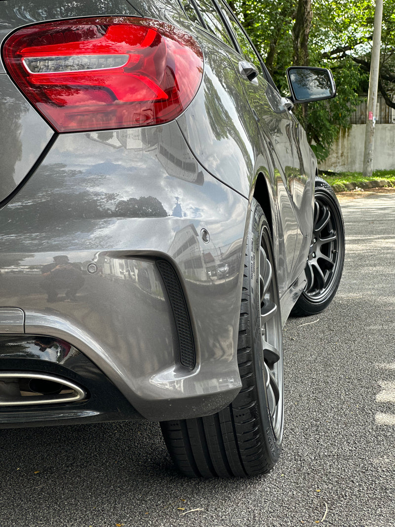 New 17X7 ET38 Enkei PF09 Rim (4 wheel) DARK SILVER 4X100