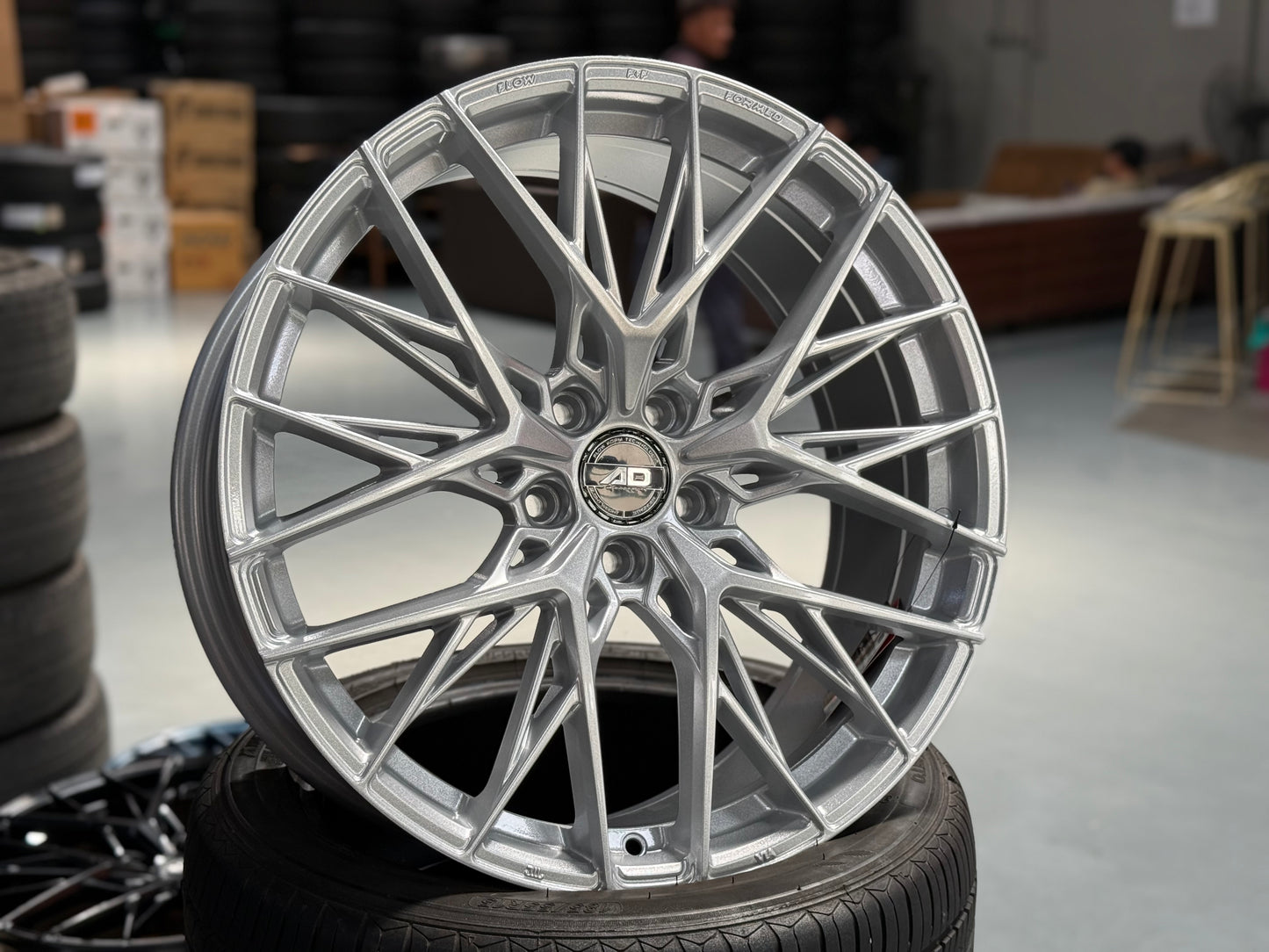 New 20x8.5 ET40 AD Wheel ADF503 (4 Wheel) Silver 5x112